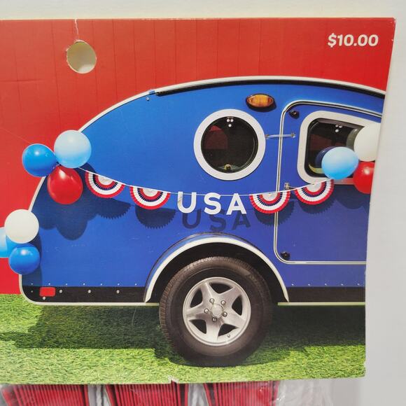 Sun Squad Patriotic USA 4th of July Celebration Decoration Kit Garland NEW 21pc - Picture 3 of 7